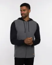 Travis Mathew Mens Scavenger Grey Tech Hoodie Sz S
