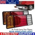 2pc 36LED Ute Rear Trailer Tail Light Caravan Truck Car Indicator Lamp Backlight