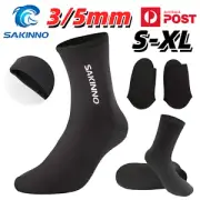 SAKINNO Diving Socks 5mm Neoprene Wetsuit Boots Surfing Swimming Scuba Beach AU