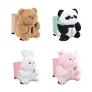 Car Tissue Box Cartoon Garbage Can Plush Car Tissue Holder Armrest Box