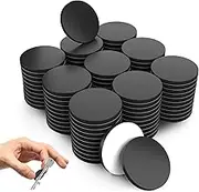 Adhesive Magnets, 100 Pcs Round Magnet Sheet, Magnets with Adhesive Backing for Crafts, Light Objects, Photos, Fridge Organisation