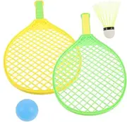 Kisangel Easy to Hold Badminton Rackets Set Set for Boys and Girls Ball Boys and Girls Toys Badminton Racket Kit Random
