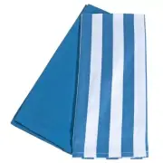 Ogilvies - Beach Stripe 100% Cotton Tea Towel Set of 2 Blue 40x70cm