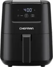 Chefman TurboFry 2 Quart Mini Air Fryer with Touch Control Compact Black
