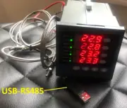 4 Zone Channel PID Temperature Recorder Data Logger Controller USB RS485 to PC