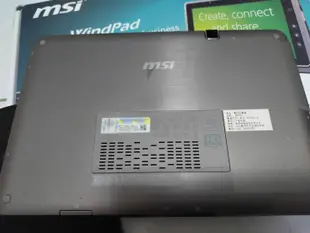 微星MSI10吋 Windows7 觸控平板電腦 WindPad 110W 4GRAM 32GSSD 二手良品 當零件機