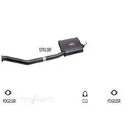 Redback Sports Pipes to suit Ford Falcon Au 6 Cyl Irs 2 1/2” Centre Muffler Megaflow (Use With Str238R) - STR238F