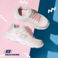 在飛比找蝦皮商城優惠-Skechers 童鞋 Flex Blast 珠光白 粉紅 