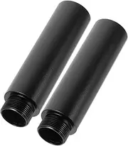 INOOMP 2Pcs Microphone Stand Extension Tube Aluminum Alloy Easy Installation Durable Mic Holder Extender Compatible with Microphone Arms for Enhanced Recording
