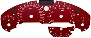 Car Digital Speedometer Fit for BMW E36 M3 Gauge Faces Counter Dials Petrol Instrument Cluster Overlay 280 KM/H 260 KM/H 160MPH 300KMH in-car Dashboard(300kmh 9rpm Red)