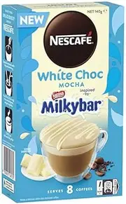 Nescafé White Choc Mocha Milkybar Coffee (Pack of 8)