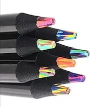 SEQ 8-Color Rainbow Pencils: Jumbo Colored Pencils for Adult and Children Coloring, Sketching, and Drawing - Fun, Cute Drawing Kit, Cool Gifts, School and Art Supplies for Adults and Kids Alike