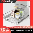 wire baskets kitchen storage silver 400mm durable easy install 0479