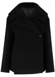 Totême Wool-blend Wrap Jacket - Black - 38 (UK10 / S) 38 (UK10 / S)