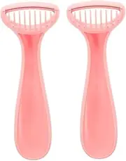 Beaupretty 2pcs Lady Shaver for Painless Hair Removal Portable for Legs Arms Underarms and Sensitive Areas Compact and Reusable Blades for Travel and Everyday Grooming
