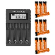 1.5V 3500mWh 1100mWH Lithium Rechargeable AA Batteries AAA Battery Charger LoT