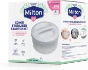 2 in 1 Combi Steriliser Starter Kit | Use in Microwave in 2 Mins |Cold Water Met
