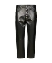 Belt-loop casual pants IT44,IT42 Black
