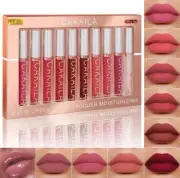 Lip Gloss 10 Pack Matte Velvet Lipstick Waterproof Long Lasting Liquid Tint