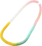 Generic Weighted Fitness Hoop for Indoor Exercise, PVC Design for Home Gym and Travel