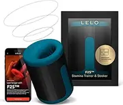 LELO F2S Stamina Trainer & Stroker With 14 Pleasure Settings, App and an AI Mode, Male Masturbator Sex Toy for Men, Male Sex Toy, Hands Free Masturbators, Penis Pump, Blowjob Adult Toys Vibrator, Teal