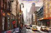 Big Ben Romantic Travel Abstract Home decor wall quality Canvas print art