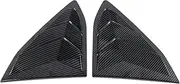 Car Accessories Compatible for Chevrolet Corvette C8 2020 2021 2022 2023 ABS Rear Window Shutter Cover Trim Window Louver Side Vent Trim