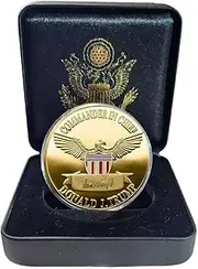 President Donald Trump Coin, Trump 2024 Coin Take America Back Challenge Coin Gift Box