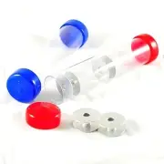 6X or 12X Bobbin Storage Tubes (Large) Blue & Red Caps