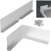 2 Pcs Gutter Valley Splash Guards,Rain Gutter Valley Roofing Gutter Guards, Dive