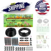 Watering Garden Drip Irrigation Kit 230FT DIY Misting Sprinkler System