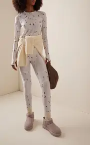 [Perfect Moment] Active Printed Ski Compression Leggings