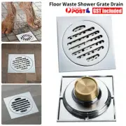 AU Tile Insert Floor Waste Shower Grate Drain Brass Bathroom Shower Kitchen