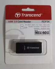 Transcend High-Speed RDF5K USB3.0 SDHC SDXC Micro SDHC Micro SDXC Card Reader SD