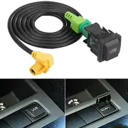 USB Car Switch Socket with Cable for RCD510 RCD310 VW Golf/GTI/R MK5 MK6 Jetta