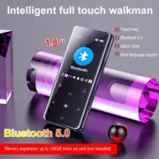 Bluetooth HiFi MP3 MP4 Player Music FM Radio Recorder Support 128GB With Speaker