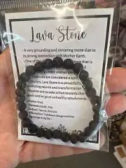 6mm Lava Stone Bracelet