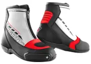 Bogotto Lap Motorcycle Shoes, black-white-red, Size 43 for Women Black White Red