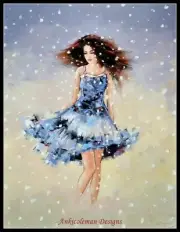 Counted Cross Stitch Kits Needlework Crafts DIY Chart- Snowfall