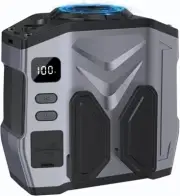 10000mAh Portable Waist Fan, 15000RPM Powerful 5-Speed Portable Fans With Flashl