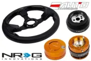 NRG 320mm Pilota L BK IN Steering Wheel 170H Hub 2.0 RG Quick Release Lock RG b