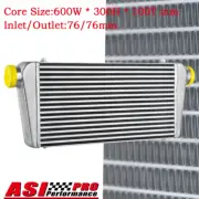 600x300x100mm 3" Inlet Outlet Aluminum Intercooler AF90-1004 High Flow Tube&fin