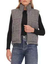 Bagatelle Cable Knit Vest