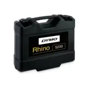 Dymo Rhino 5200 Label Machine 1x 12mm black text on white label (5M)