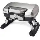 Petit Gourmet 1-Burner Tabletop Portable Propane Gas Grill in Stainless