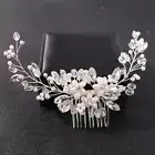 Bridal Flower Hairband Rhinestone Flower Headband Hair Jewelry Bridal Headband