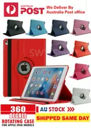 360 Rotate Leather Case Cover For Apple iPad4/3/2 9th 7th 8th 6th Gen Air1/2 Min