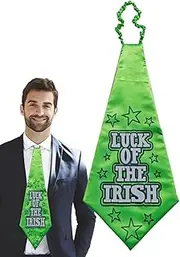 [Generic] Happy St. Patrick's Day Tie,St Patrick Day Luck of The Irish Neckties | Women Men Necktie Supplies, Novelty Costume