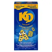 Kraft Dinner Macaroni & Cheese Shapes, Alphabet, 156g/5.5oz., 12 Pack,