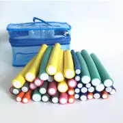42PCS Flexible Curling Rods, No Heat Lightweight Twist Foam Hair Curlers